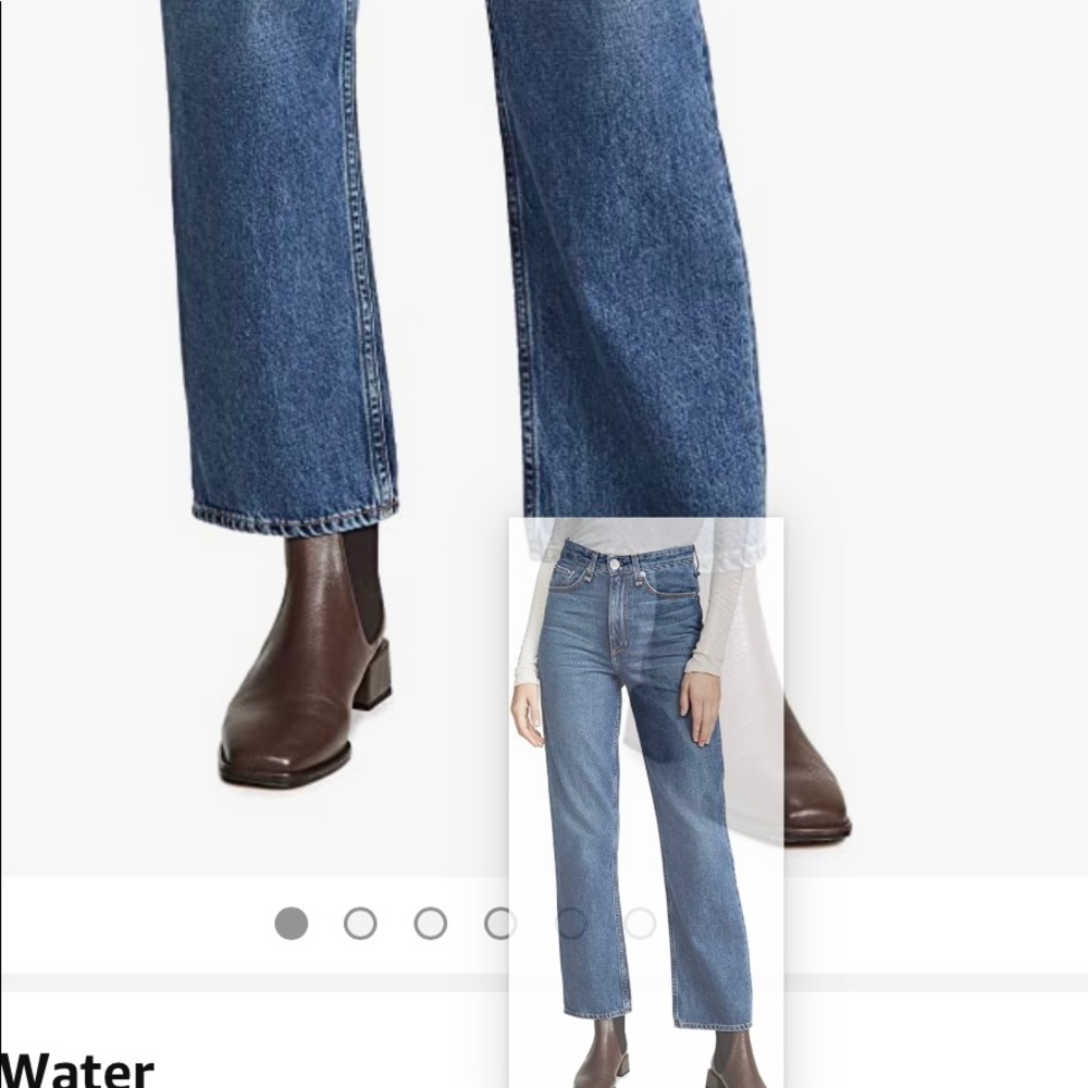 Rag & Bone/JEAN Women's Ruth Super High-Rise Straight Jeans